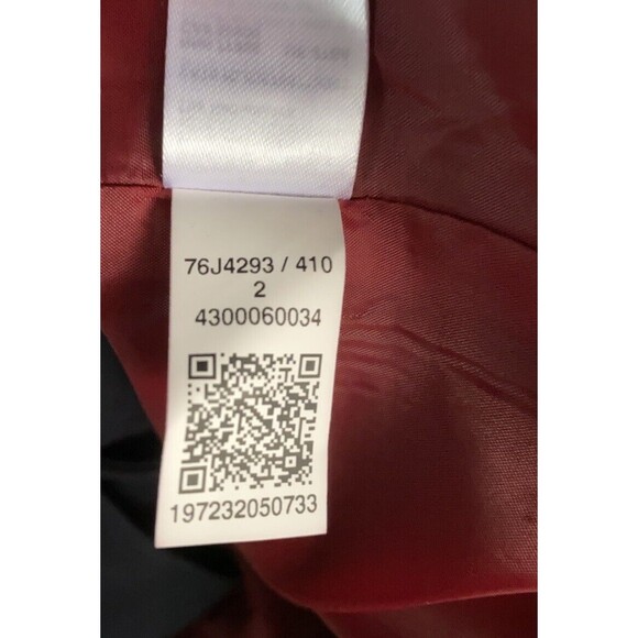 Tommy Hilfiger Blazer Womens Navy Blue Double Breasted Gold Buttons - Picture 12 of 13